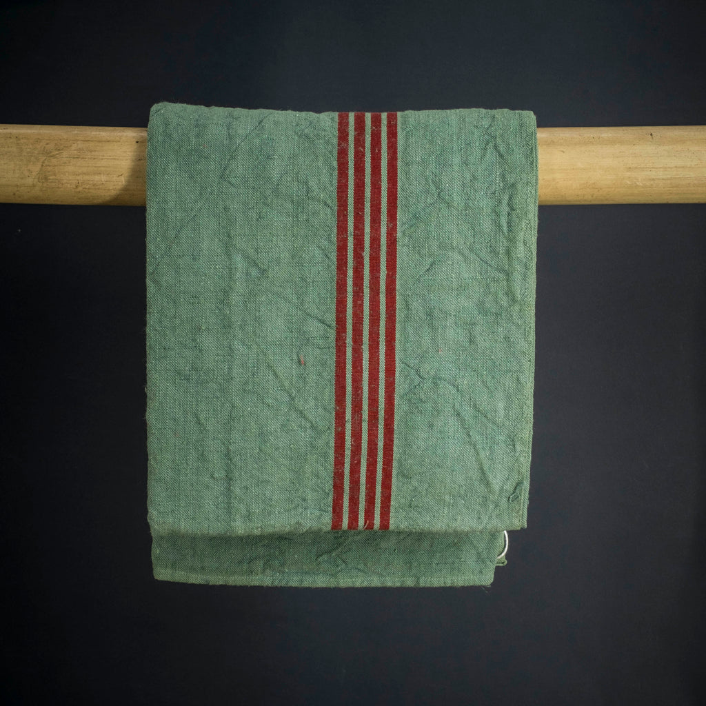 Torchon ancien teint - Vert sapin